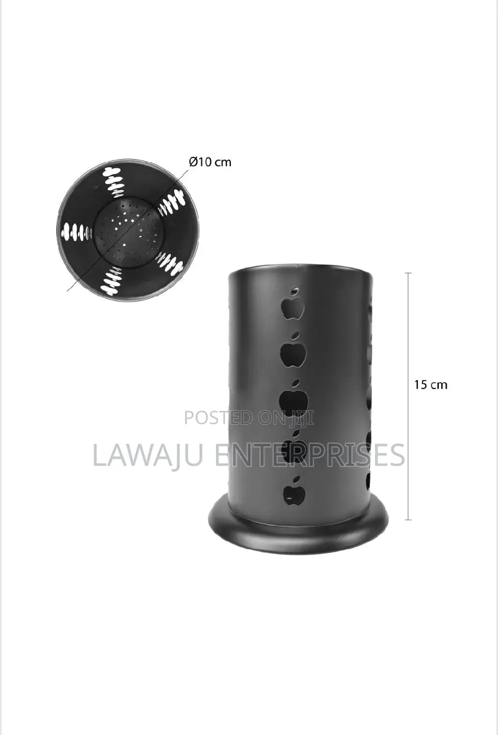 Round Metal Pen Holder
