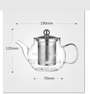 Borosilicate Kettle With Sieve Round