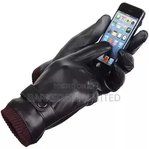 Winter Mittens Waterproof Warm Gloves PU Leather Driving