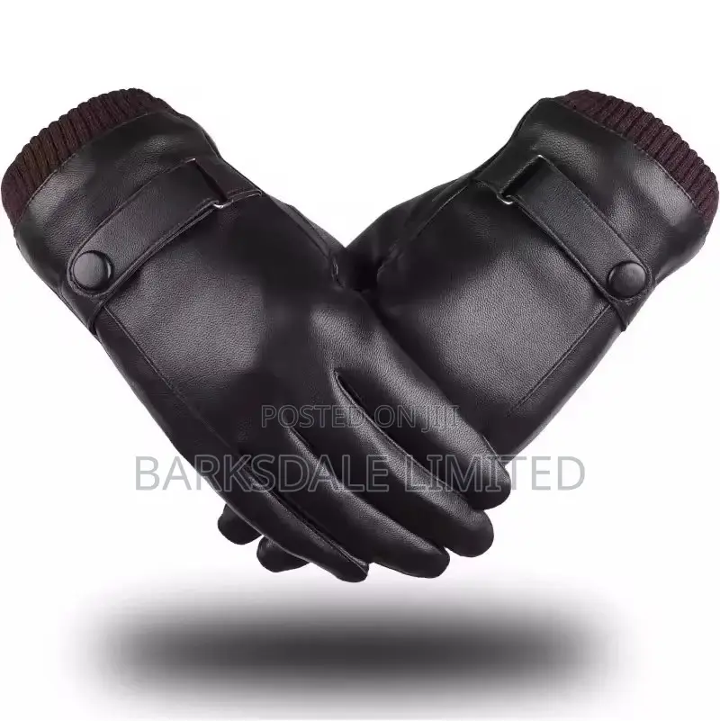 Winter Mittens Waterproof Warm Gloves PU Leather Driving