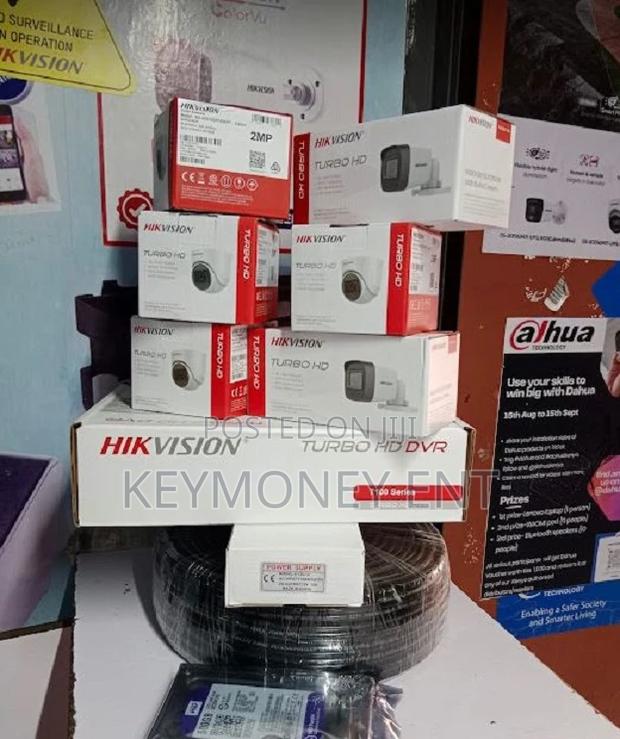 8 2MP(1080P) Hikvision Complete Kit CCTV Suveillance Cameras - main view