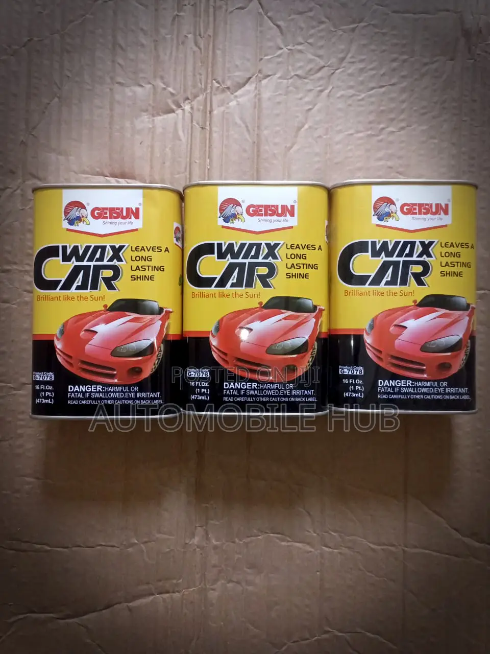 Car Wax Getsun Brand