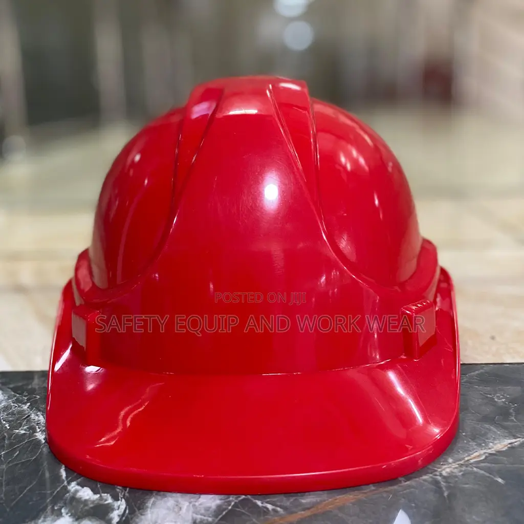 Red Heavy Duty Helmets