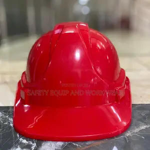 Red Heavy Duty Helmets