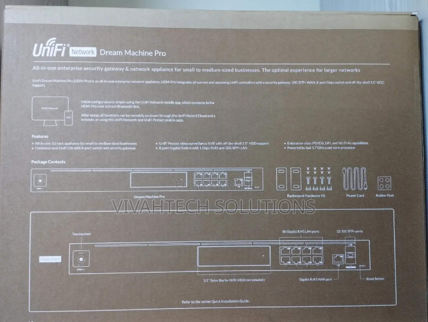 Ubiquiti Udm-Pro Unifi Dream Machine-Pro