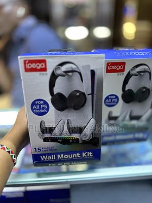 Ps5 Slim/Standard Wall Mount With Rgb Lights - thumbnail 2