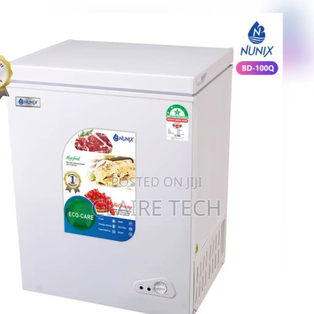 White Nunix 100 Litres Chest Freezer