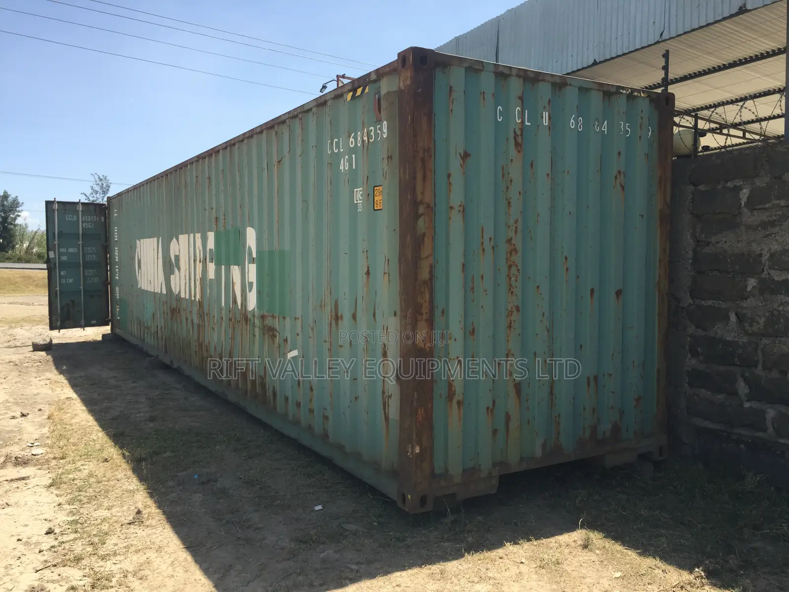 Blue Clean 40 Foot Container
