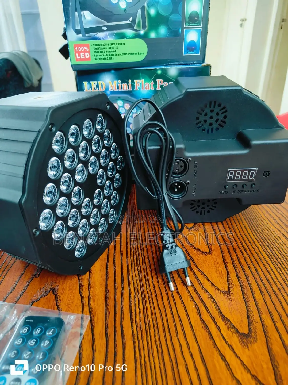 18 Watt Led Mini Flat Led Par Light.Led,7 Ch