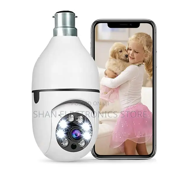Bulb-Panoramic Night Vision Remote Monitoring Wifi Camera