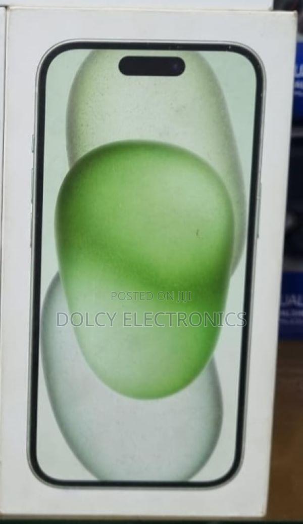 New Apple iPhone 15 128 GB Green - main view
