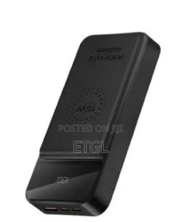 Promate 20000mah Slim Power Bank With 15 Wireless Charging W