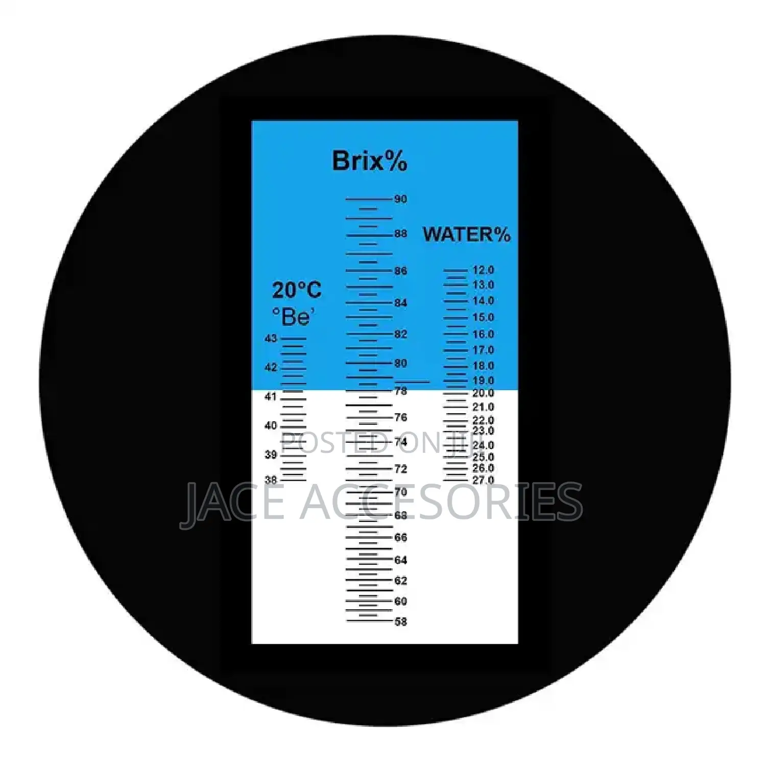 Honey Tri-Scale Refractometer Moisture/Brix/Sugar