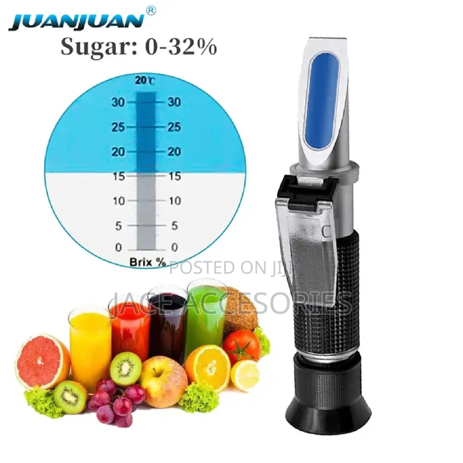Brix Refractometer Juice Fruit Sweetness 0-32%