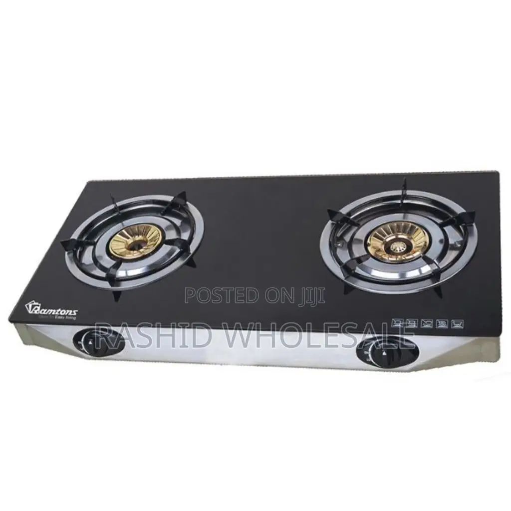 Ramtom Glass 2 Burner Cooker