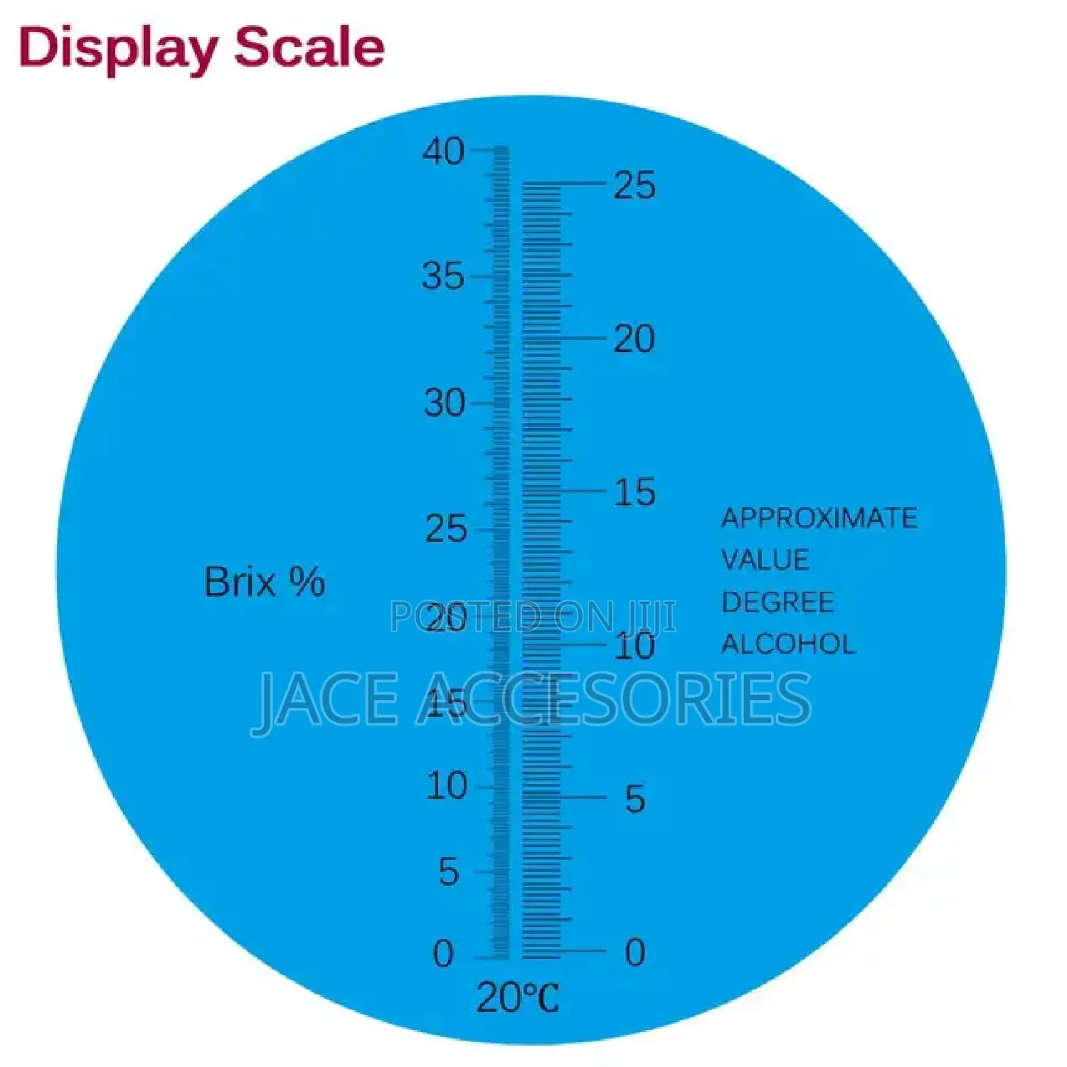Brix and Alcohol Refractometer 0-25%/0-40%