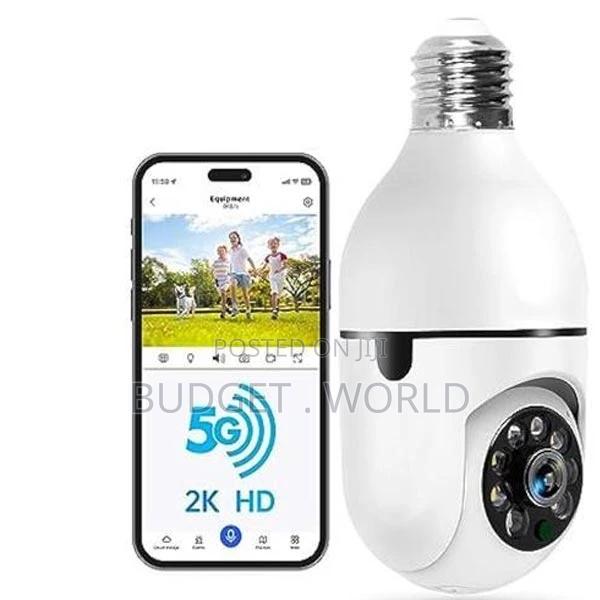 Bulb PTZ Indoor HD CCTV Wireless Camera - B22 Bulb Holder