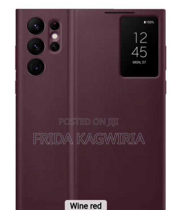 Samsung S22 Ultra Smart Clearview Flip Case With Sensor - thumbnail 2