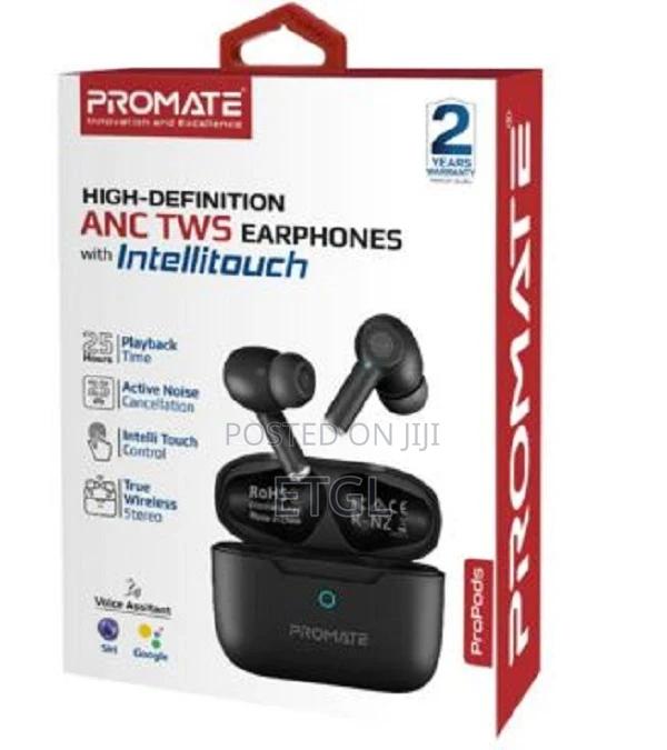 Promate High-Definition ANC TWS Earphones With Intellitouch•