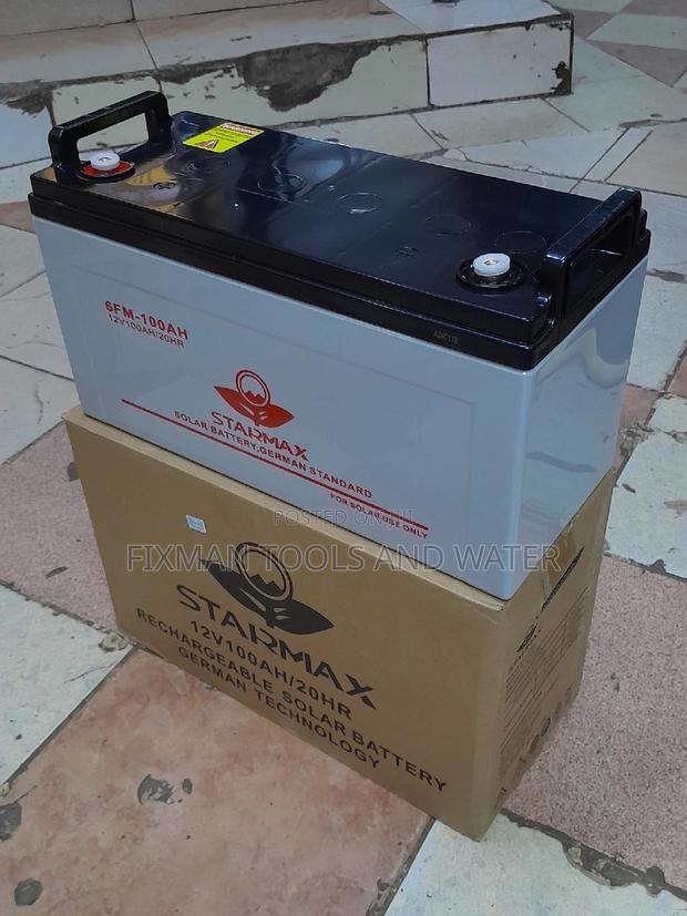 Commercial Deep Cycle Solar Battery 100 Ah 12V - main view