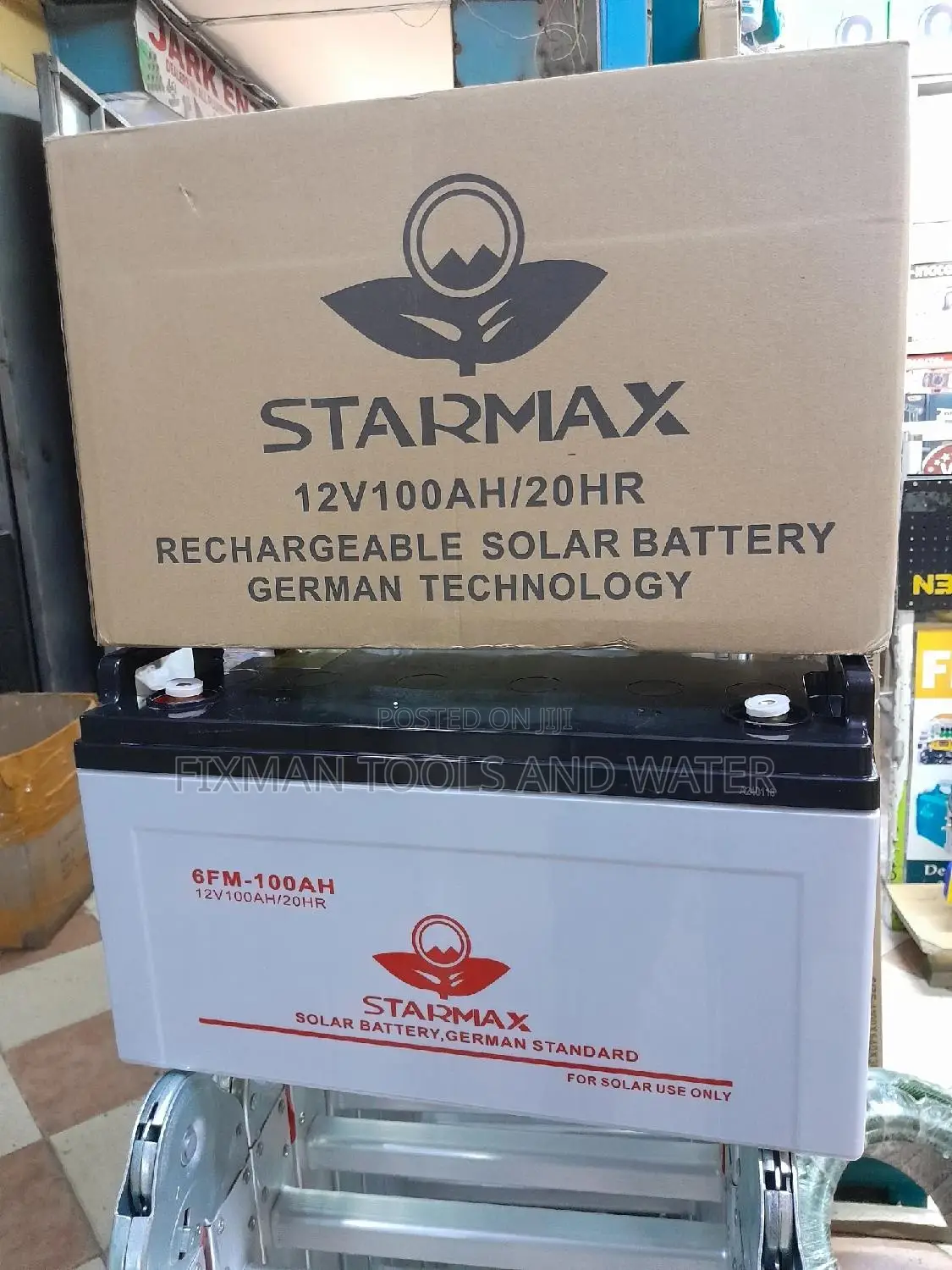 House Hold Solar Battery 100 Ah 12volts
