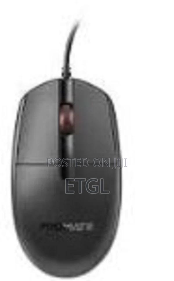Promate 3 Button Wired Optical Mouse With 1200dpi, 1.5M Cabl