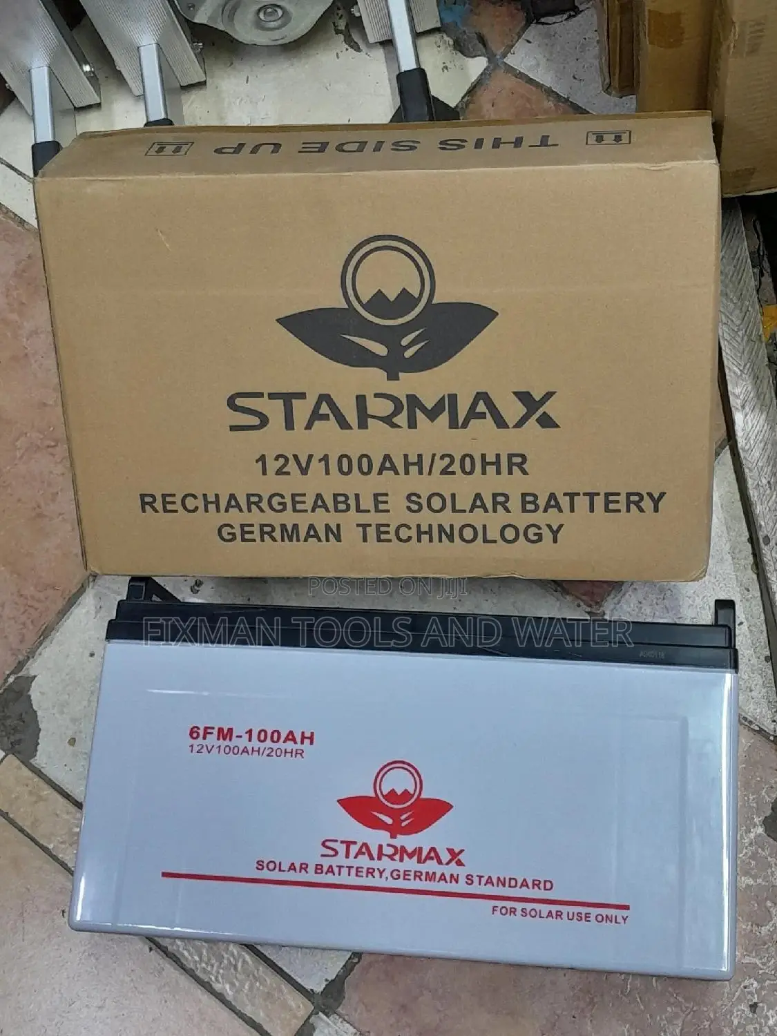 Durable Deep Cycle Solar Battery 100 Ah 12 V