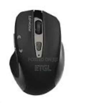 Promate Ezgrip 16000DPI Ambidextrous Wireless Mouse, Black