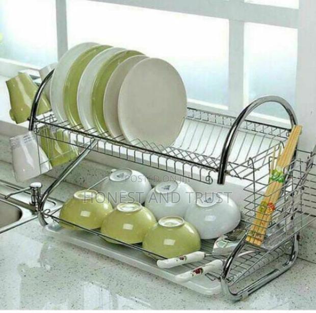 2 Tier Metallic Dishrack - thumbnail 2