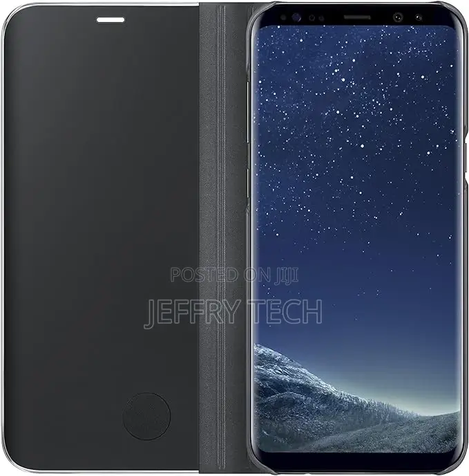 Samsung EF-ZG955CBEGUS Galaxy S8+ S-View Flip Cover With Kic