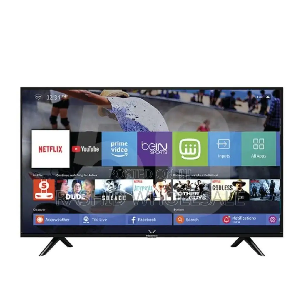 Hisense Flameless Smart Tv. 32inches