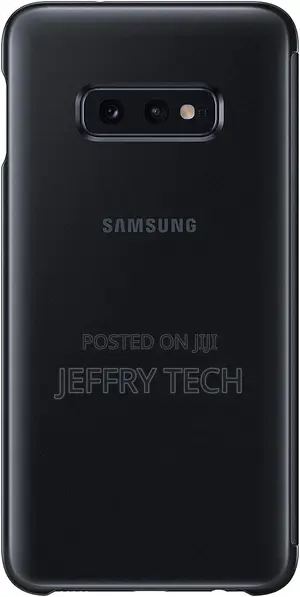 Samsung Galaxy S10e S-View Flip Case, Black (EF-ZG970CBEGUS)