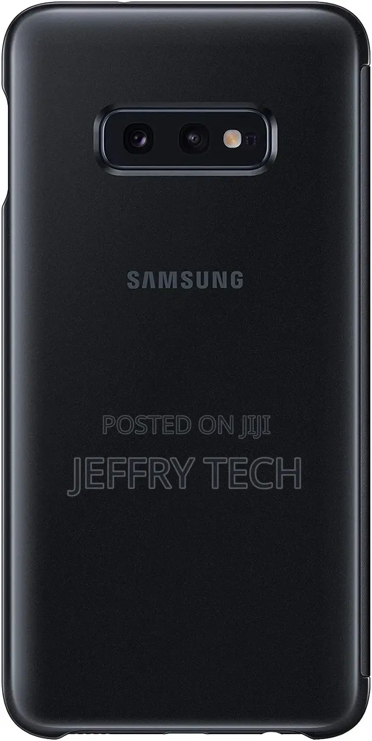 Samsung Galaxy S10e S-View Flip Case, Black (EF-ZG970CBEGUS)