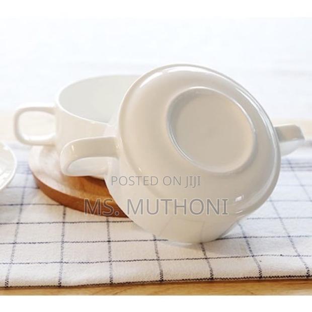 High Quality Ceramic Porcelain Soup Bowl With Two - thumbnail 5