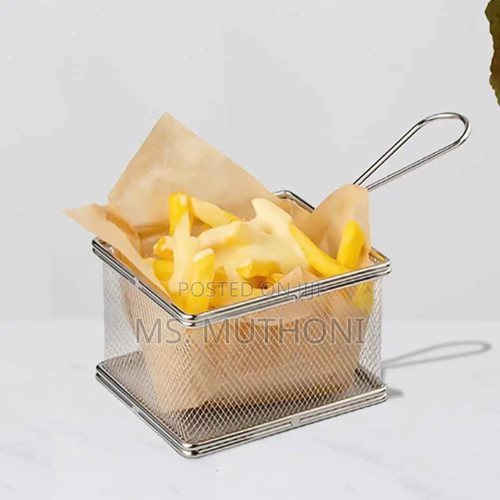 Stainless Steel Mini Chips Basket Now Available:-*