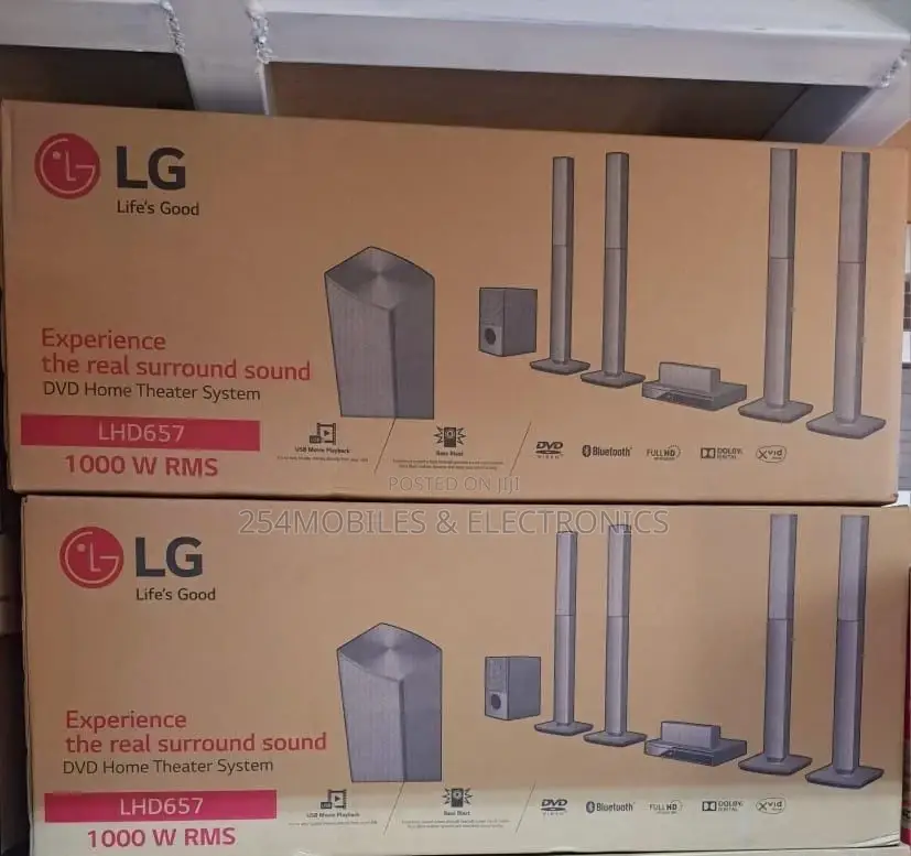 Lg Lhd657 DVD Home Theater System, 1000w, 5.1ch Bluetooth