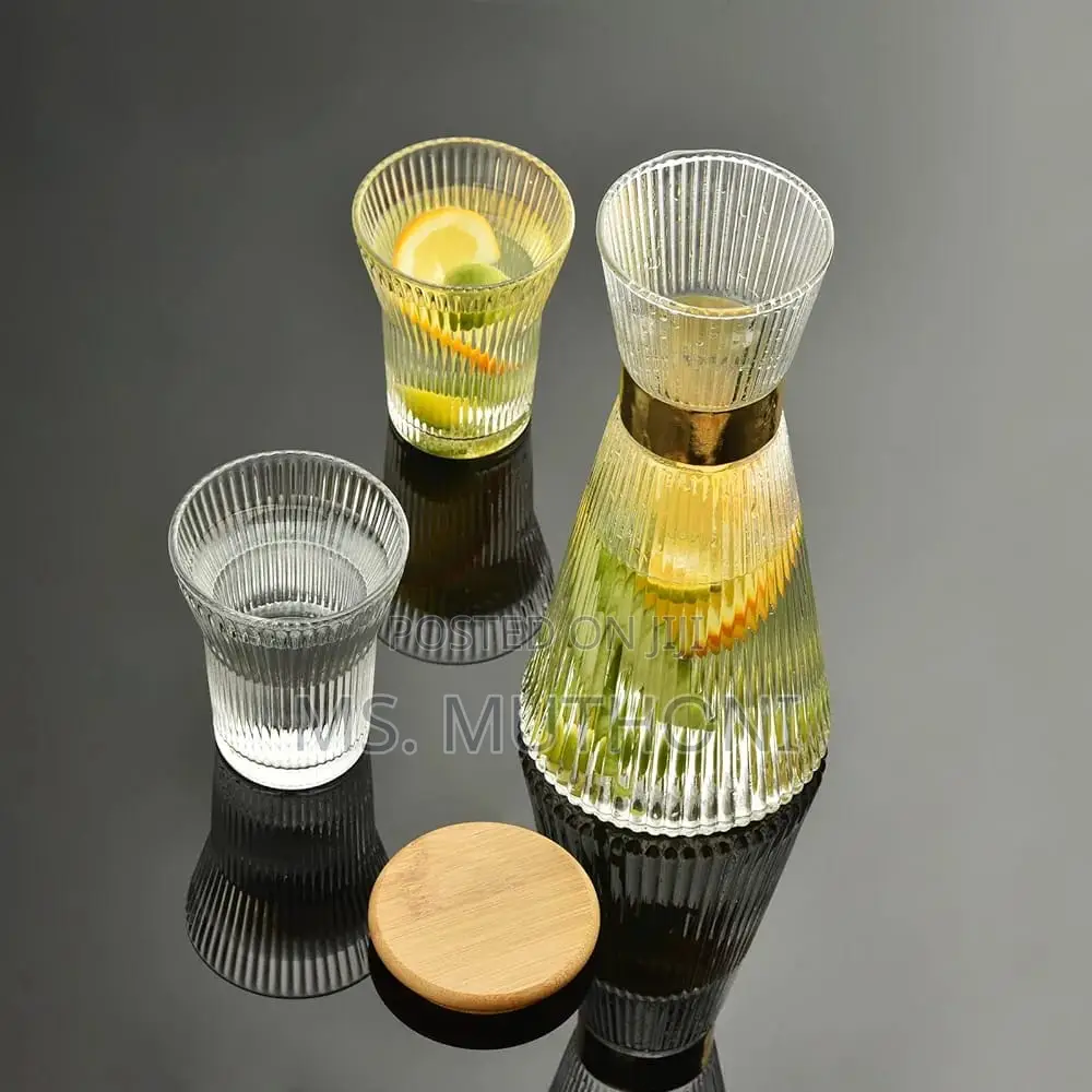 Bedside 5 Pieces Carafe /5pcs High Quality Borosilicate V