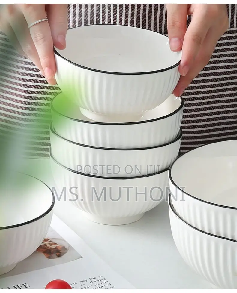 *6inch Quality Ceramic Soup Bowls