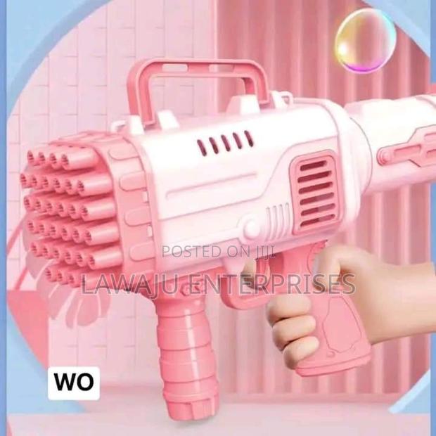Pink 32 Holes Bubble Gun - main view