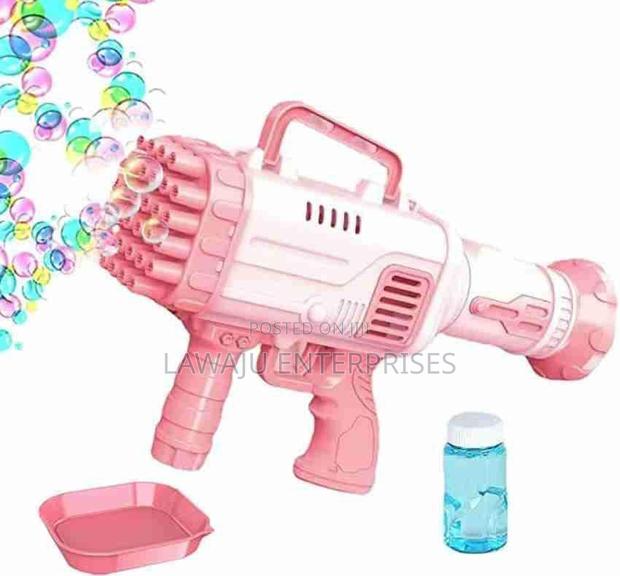 Pink 32 Holes Bubble Gun - thumbnail 3