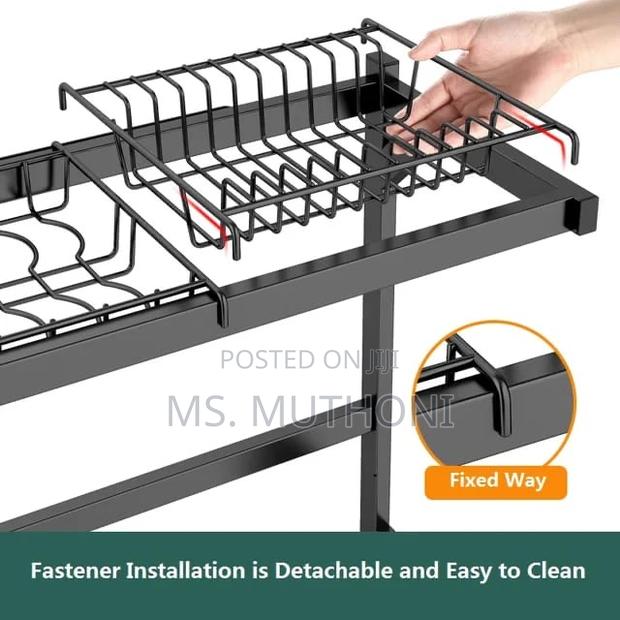*95cm Detachable Double Over the Sink Dish Rack - thumbnail 5