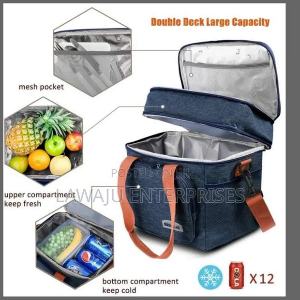 Black 15L Insulated Lunch Bag - thumbnail 3