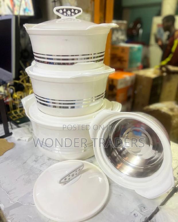 4pcs Insulated Hotpot 2500 Ml 3500 Ml 4500 Ml and 6000 Ml