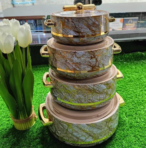 Brand New Stainless Steel Turkish Hotpots Set of 4