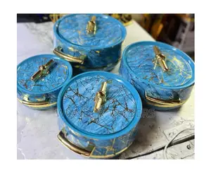 4 PCS Turkish Hotpot 1000 Ml , 1500 Ml 2500ml and 3500 Ml