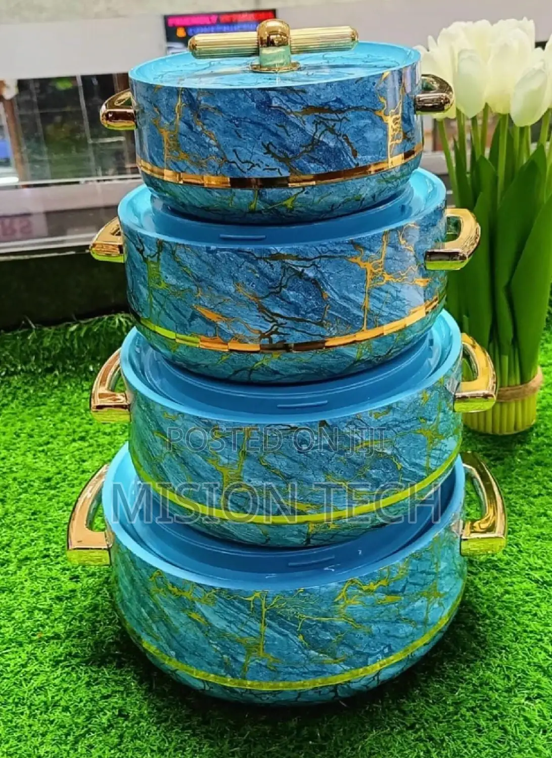 Blue Turkish Hotpots Set