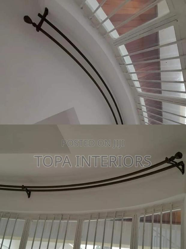 Curved Jua Kali Curtain Rods Curved Jua Kali Curtain Rods