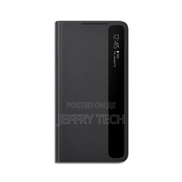 Genuine Samsung Clear View S21 Leather Case - main view