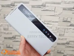 Genuine Samsung Clear View S21 Leather Case