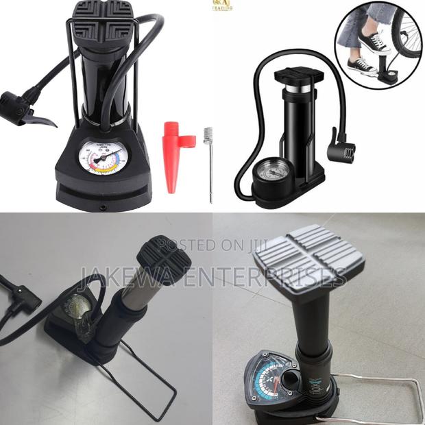 Inflating Manual Foot Pump With 2 Nozzles